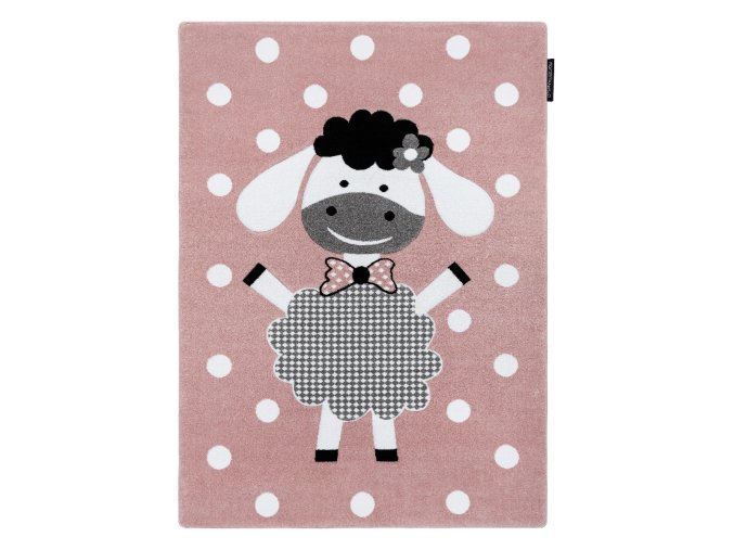 Dětský kusový koberec Petit Dolly sheep pink