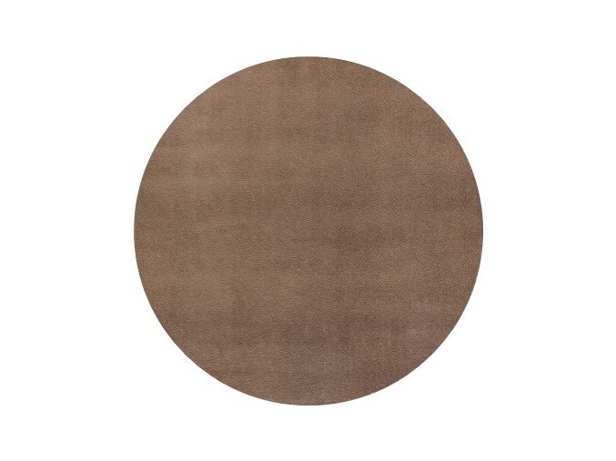 Kusový koberec Fancy 103008 Braun - hnědý kruh