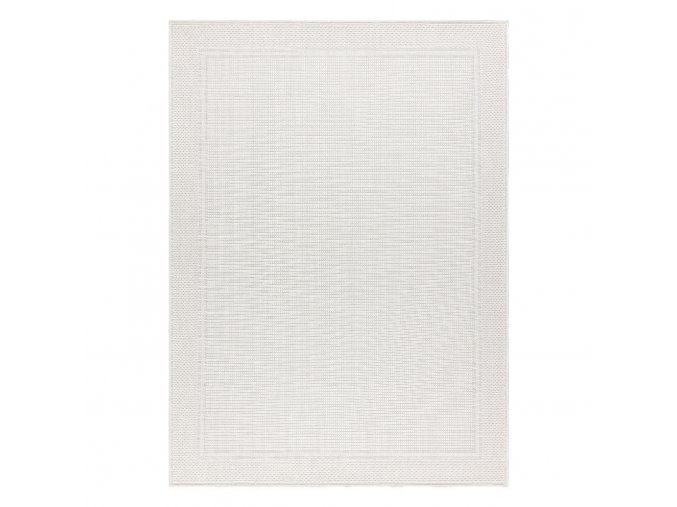 Kusový koberec Timo 5979 White – na ven i na doma