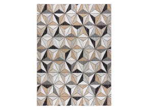 Kusový koberec Cooper Sisal Mosaic 22222 ecru/black – na ven i na doma