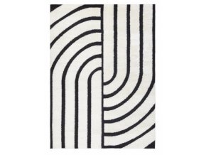 Kusový koberec Mode 8631 geometric cream/black