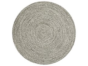 Kusový koberec Braided 105552 Melange kruh – na ven i na doma