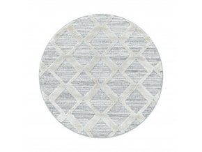 Kusový koberec Pisa 4703 Grey kruh