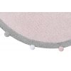 Bio koberec kusový, ručně tkaný Bubbly Soft Pink