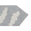 Bio koberec kusový, ručně tkaný Clouds Grey