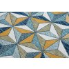Kusový koberec Cooper Sisal Mosaic 22222 ecru/navy – na ven i na doma