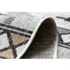 Kusový koberec Cooper Sisal Aztec 22235 ecru/black – na ven i na doma