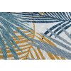Kusový koberec Cooper Sisal Palm leaves 22258 ecru/navy – na ven i na doma