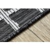 Kusový koberec Sion Sisal Trellis 22144 black/ecru – na ven i na doma