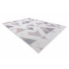 Kusový koberec Sion Sisal Triangles B3006A ecru/pink – na ven i na doma