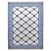 Ručně vázaný kusový koberec Geo DESP P82 Silver Blue