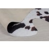 Kusový koberec Faux Animal Cow Print Black/White