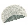 Kusový koberec Twin-Wendeteppiche 103103 creme grün kruh – na ven i na doma