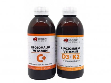 Lipozomální duo vitamín C a D3K2