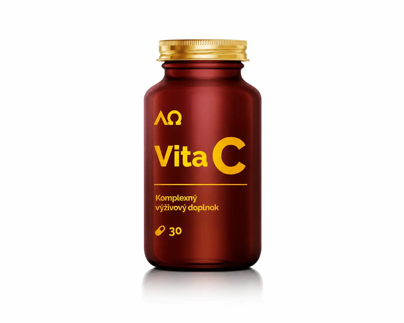 AO Vita C – vitamín C Slow Release pro imunitu a kolagen | 30 kapslí