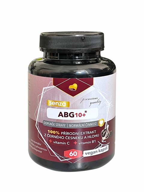 SENZA ABG10+ - černý česnek - 60 vegan kapslí