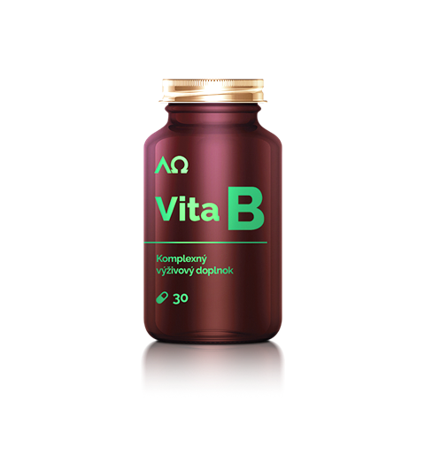 AO Vita B – methylkobalamin, NADH a PEA pro energii | 30 kapslí