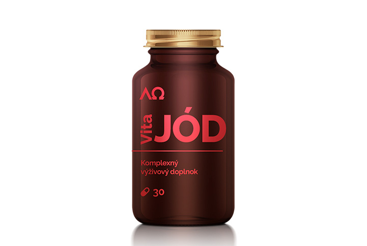 AO Vita Jód – přírodní jód z mořských řas pro štítnou žlázu | 30 kapslí