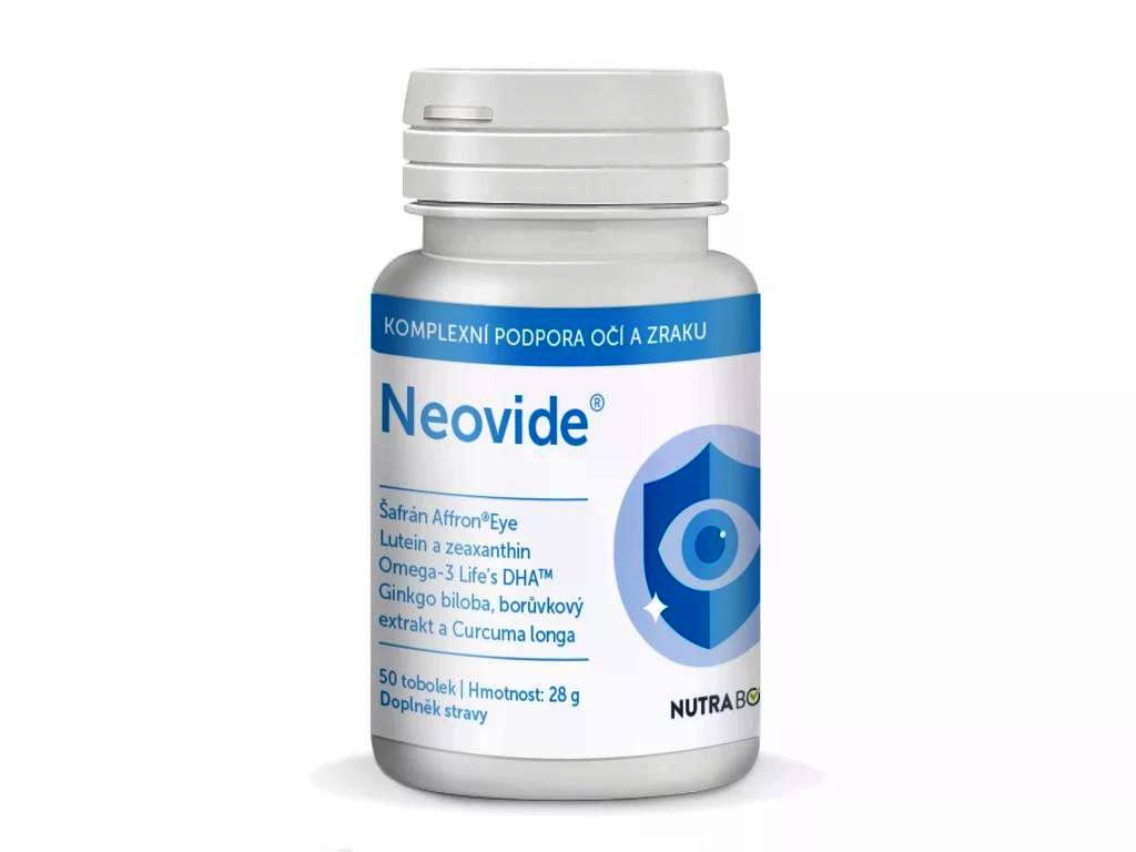 Neovide® – lutein, vitamín A a zinek pro zdravé oči | 50 tobolek