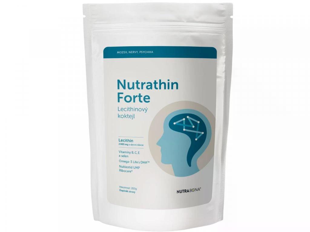 NUTRATHIN® Forte 2800 – lecitin 2800 mg a DHA pro mozek | 200 g