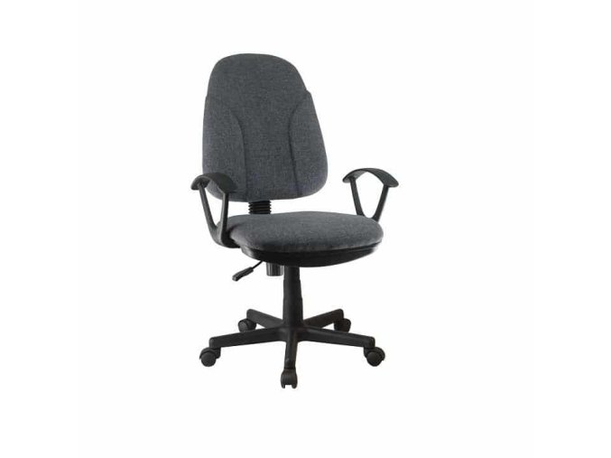 Kancelářská židle DEVRI - šedá látka