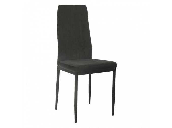 Jídelní židle ENRA - tmavě šedá/černá