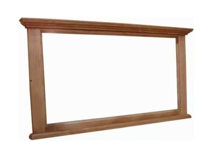 Zrcadlo s dřevěným rámem 00930
