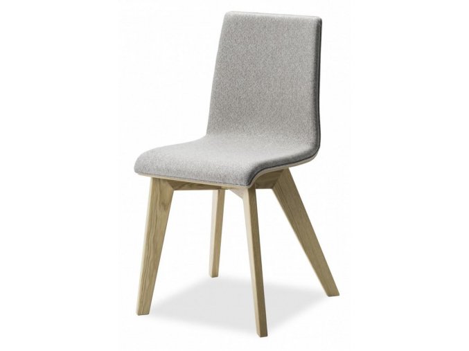 Jídelní židle Mirka podnož buk - čalouněný sedák