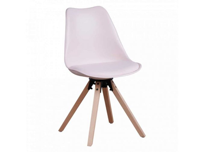 Stylová otočná židle ETOSA - perlová