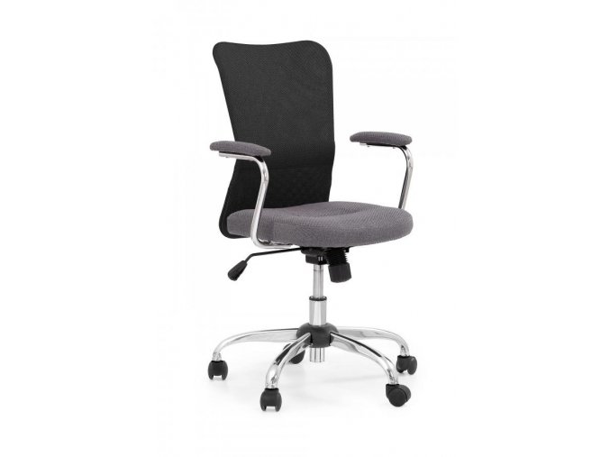 Studentská židle ANDY - šedá/černá