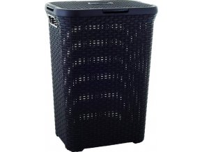 Koš na prádlo STYLE RATTAN 60L - hnědý