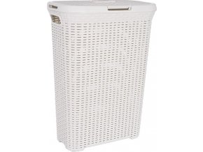 Koš na prádlo STYLE RATTAN 40L - krémový