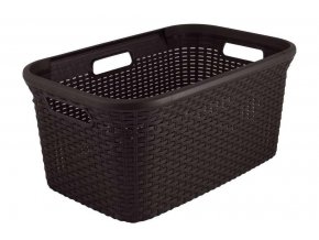 Koš na čisté prádlo RATTAN STYLE 45L - hnědý