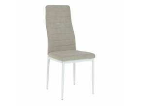 Židle COLETA NOVA - béžová/bílá