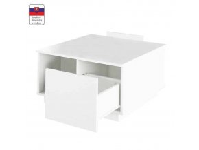 Konferenční stolek DALAN - bílá