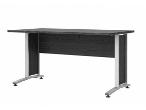 Psací stůl Office 402/437 černá/silver grey