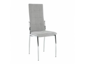 Židle ADORA NEW - šedá látka / kov