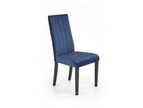 Jídelní židle DIEGO 2 - černá/tmavě modrá