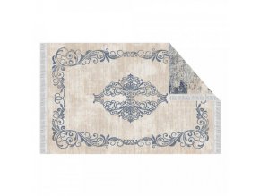 Oboustranný koberec GAZAN 120x180 cm - modrá/vzor