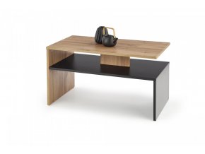 Konferenční stolek SIGMA - dub wotan/černá