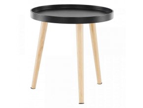 Příruční stolek SANSE TYP 2 - černá/přírodní