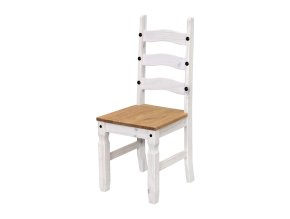 Židle CORONA - bílý vosk
