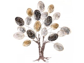 Strom kovový - nástěnná dekorace FB-1482