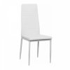Židle COLETA - bílá ekokůže /bílý kov