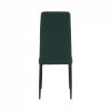 Židle COLETA NOVA - smaragdová /černá