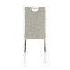 Jídelní židle OLIVA NEW - béžový melír / chrom