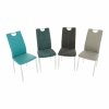 Jídelní židle OLIVA NEW - béžový melír / chrom