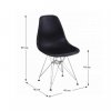 Židle ANISA NEW - černá - II. jakost