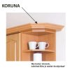 Horní skříňka LORA MDF NEW KLASIK W40 / 735 - olše, pravá