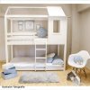 Montessori patrová postel ATRISA, 90x200 - bílá